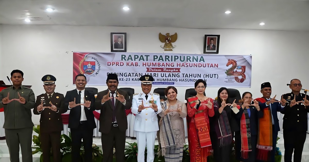 Bupati Humbahas Paparkan 10 Kali WTP dan Capaian UHC 98,8% di Paripurna HUT ke-23, Dorong Semangat 'KEREN'