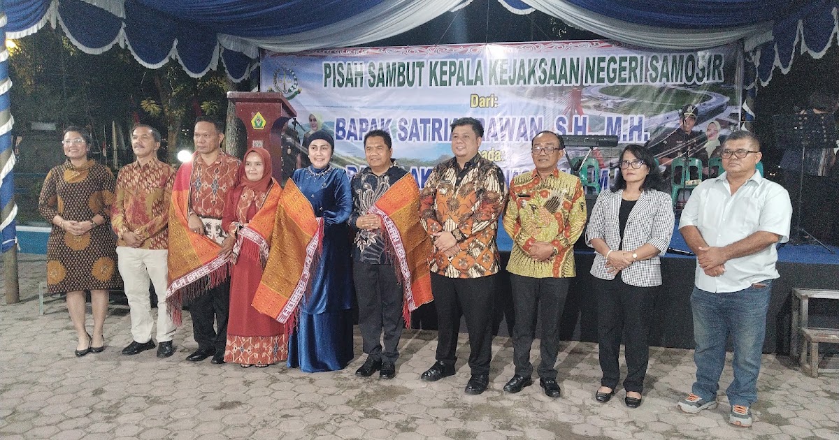 Pisah Sambut di Samosir, Bupati Vandiko Apresiasi Kajari Lama yang Kini Dapat Amanah Baru di Kejati Aceh
