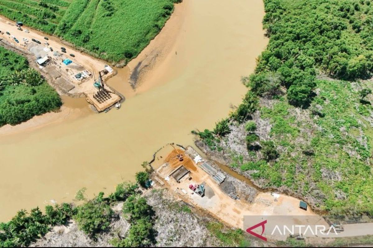 Progres Jembatan Aek Batahan di Mandailing Natal Capai 57 Persen, Buka Akses ke Pelabuhan Palimbungan