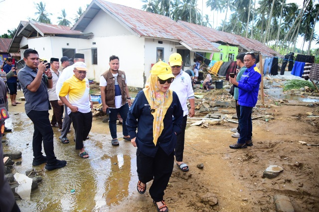 Banjir Bandang Biau Gorontalo Utara Rendam 3.034 Jiwa, Wagub Tinjau Lokasi dan Temukan Bronjong Rusak