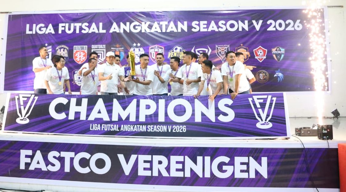 Sekda Maluku Tutup Liga Futsal Angkatan Season V, Angkatan 2014 Juara Usai Adu Penalti yang Menegangkan