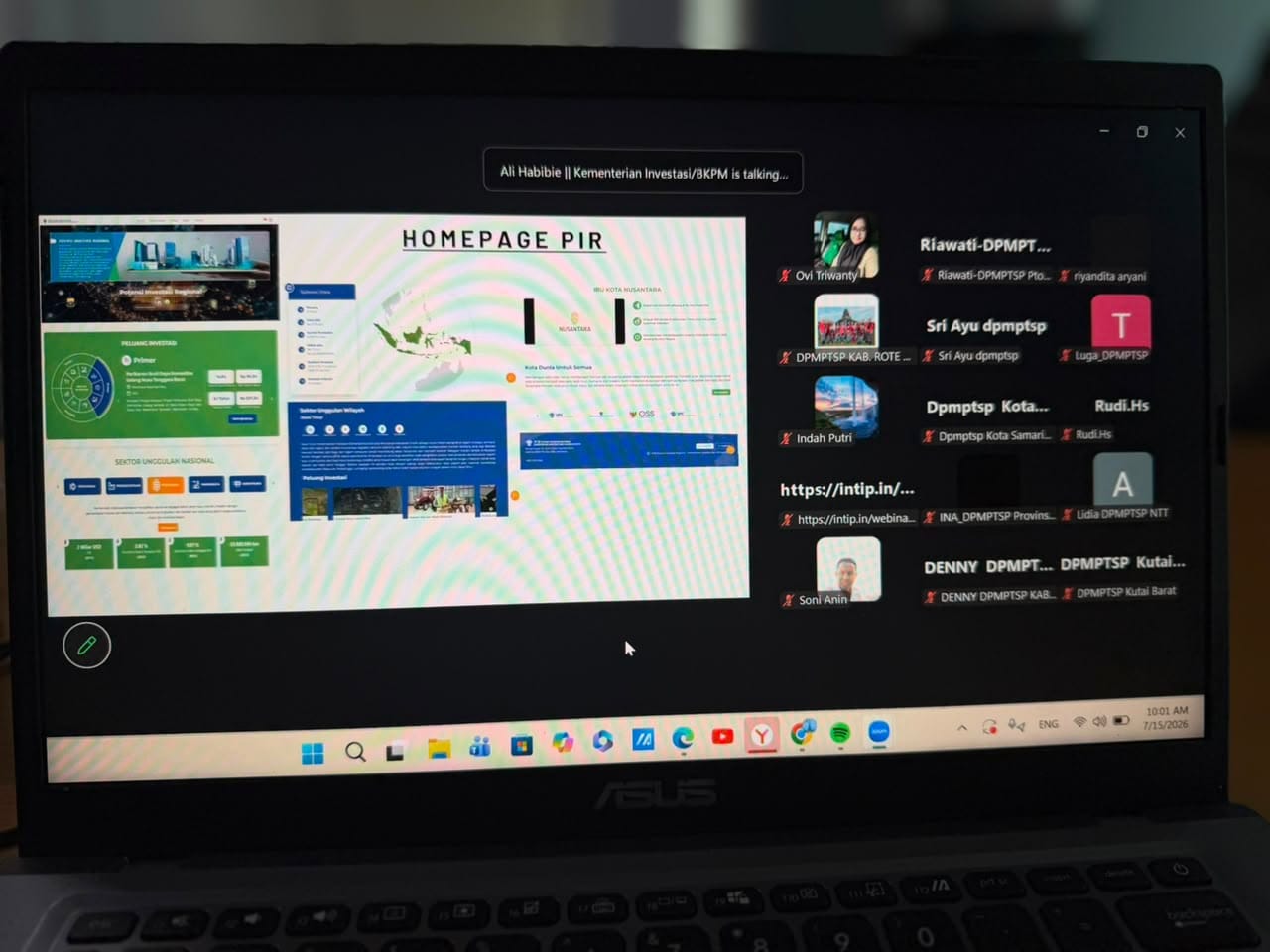 DPMPTSP Sulbar Optimalkan Portal PIR Usai Ikuti Webinar BKPM, Target Tarik Lebih Banyak Investor ke Daerah