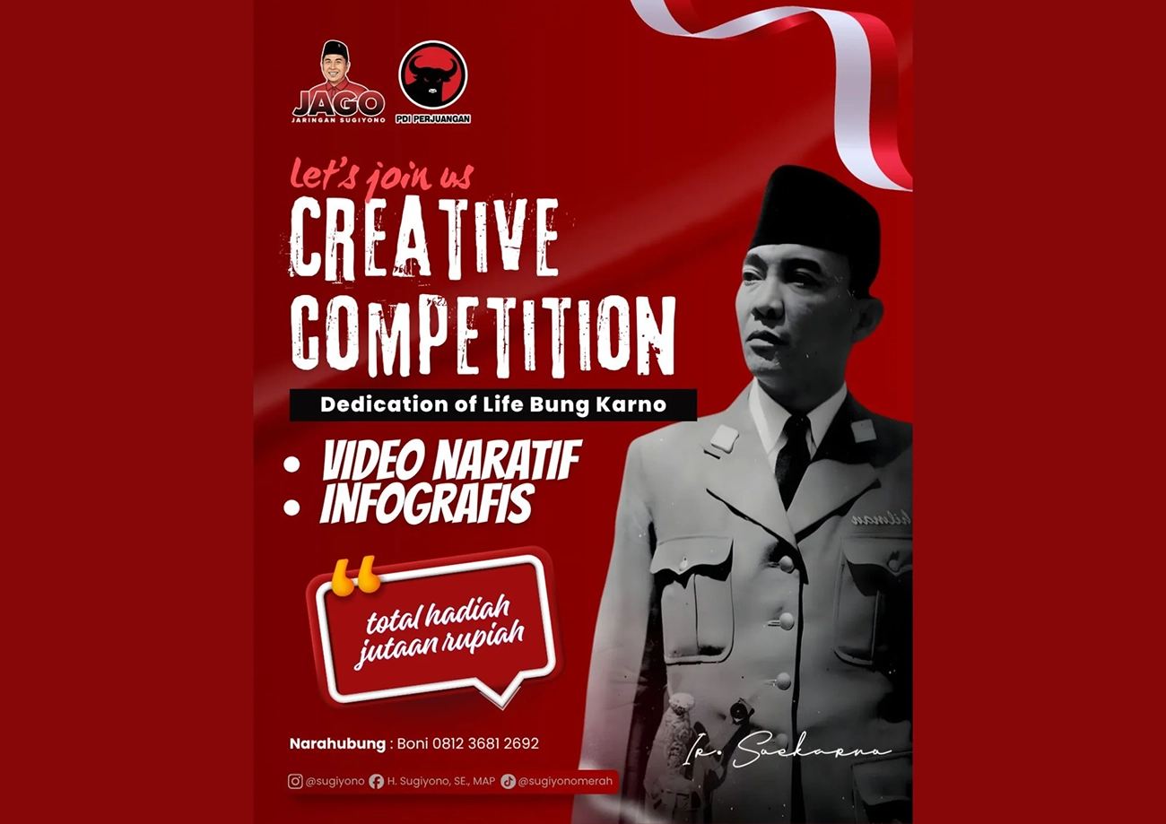 Anggota DPRD Kaltim Sugiyono Luncurkan Creative Competition untuk Generasi Muda Samarinda, Berhadiah Kolaborasi Langsung