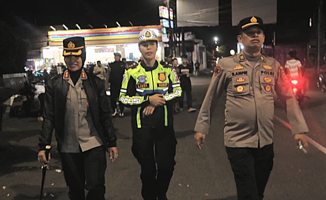 Polres Lebak Kerahkan Personel Gabungan TNI-Polri dan Satpol PP dalam Patroli KRYD Malam Hari, Target Cegah Curanmor dan Balap Liar
