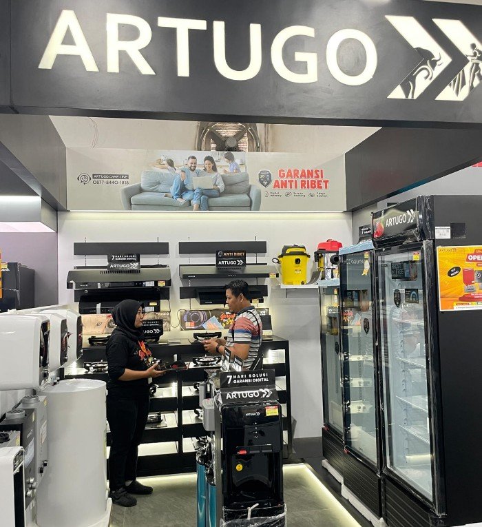 ARTUGO Resmi Buka Gerai Baru di Depo Murah Semarang, Hadirkan Kompor Tanam Artstone dan Talking Hood