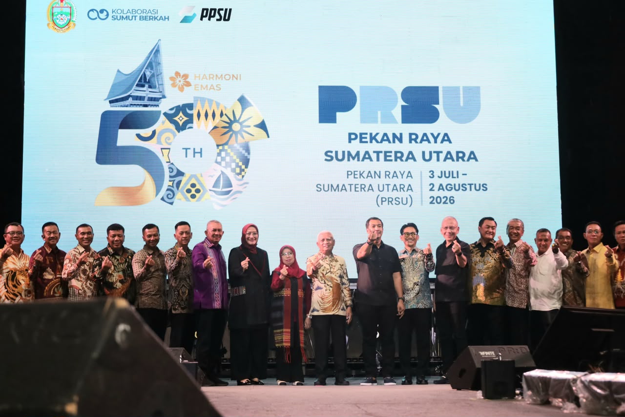 Ade Jona Prasetyo Dorong Kebangkitan Ekonomi Sumut di Pembukaan PRSU ke-50, Pameran Daerah Berlangsung Sebulan Penuh