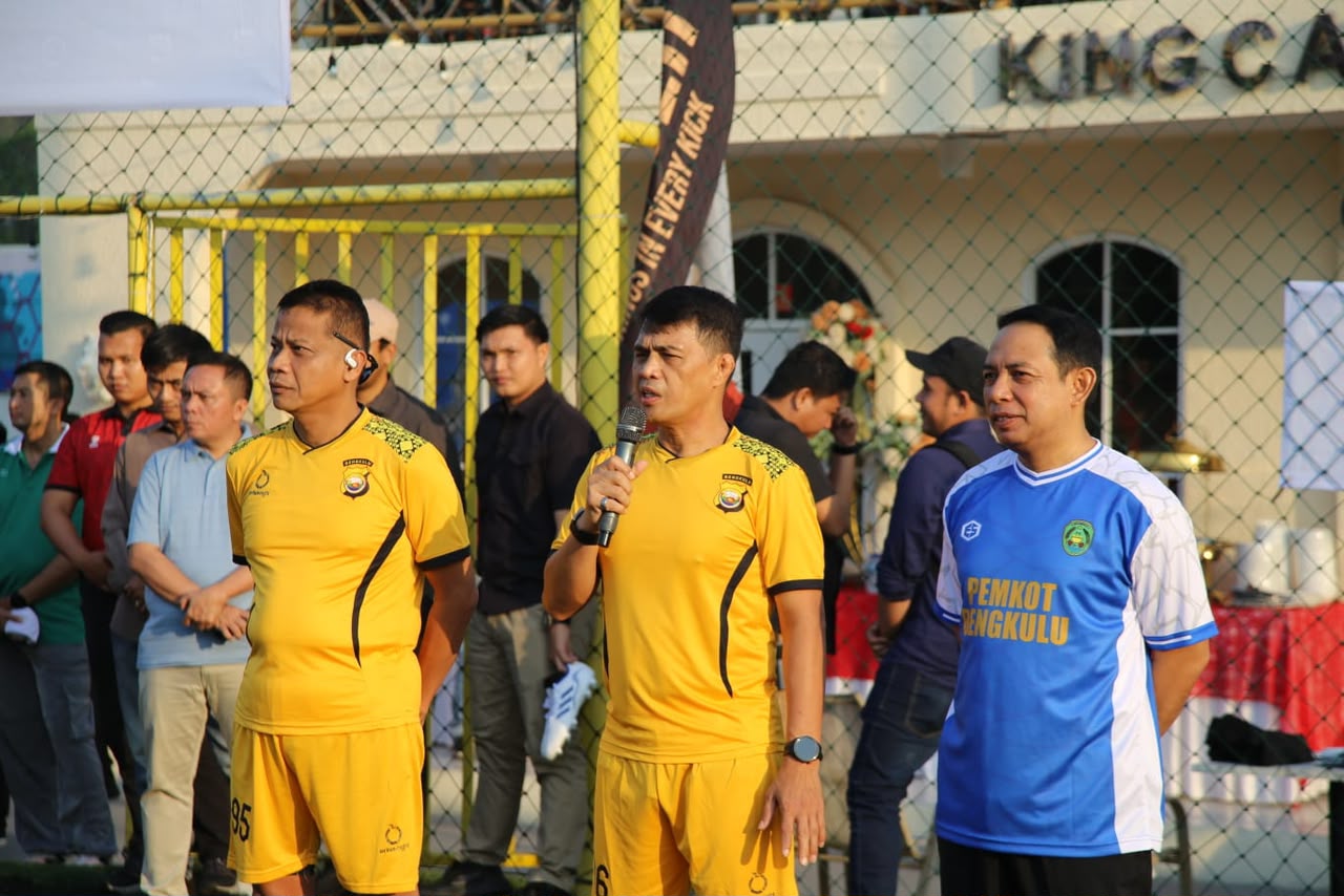 Fun Match Mini Soccer Warnai Hari Bhayangkara ke-80 di Bengkulu, Kapolda Sebut Ajang Perkuat Sinergi Polri dan Masyarakat