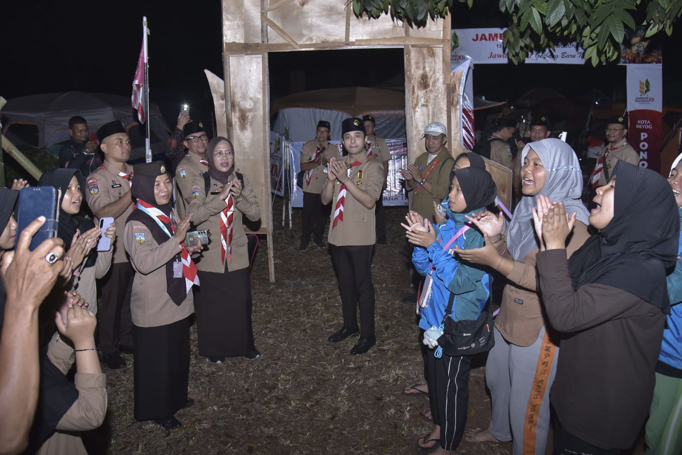 Wawako Jambi Diza Hazra Aljosha Terima Lencana Darma Bakti Pramuka di Jambore Nasional Cibubur