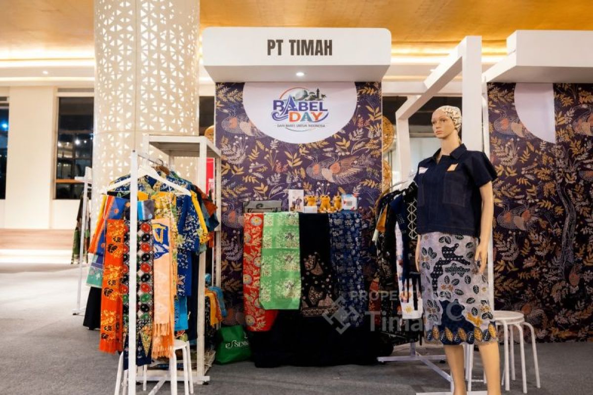 3 UMKM Binaan PT Timah Boyong Batik hingga Fashion Khas Babel ke Pameran Babel Day di Cibubur