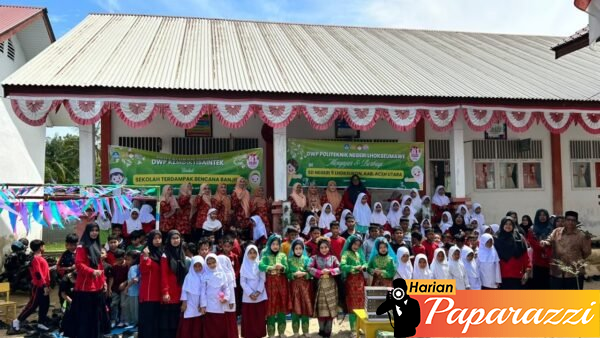 DWP PNL Jangkau Dua Sekolah di Aceh Utara untuk Anak Terdampak Banjir, Salurkan Perlengkapan hingga Al-Qur'an