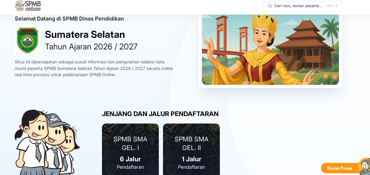 Hasil SPMB Sumsel 2026 Diumumkan Hari Ini, Berikut Link dan Cara Cek Status Kelulusan di 17 Kabupaten/Kota