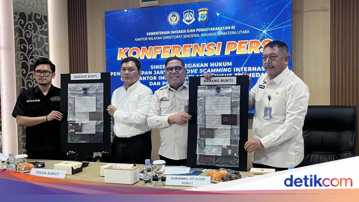 Imigrasi Medan Bongkar Sindikat Love Scamming Internasional, 7 WNA dan 31 WNI Diamankan, Target Korban Warga Jepang