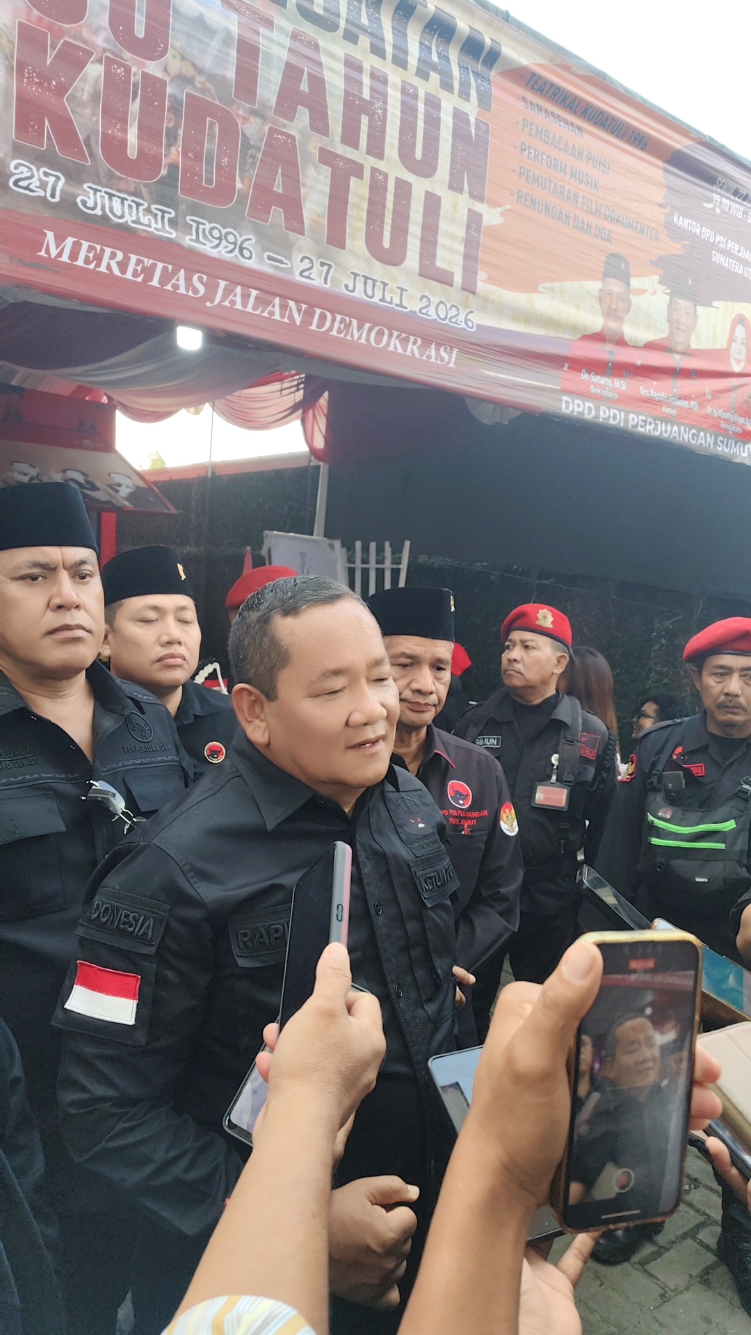 Ketua DPD PDIP Sumut Rapidin Simbolon Pimpin Peringatan 30 Tahun Kudatuli, Sorot Demokrasi yang Tak Baik-Baik Saja