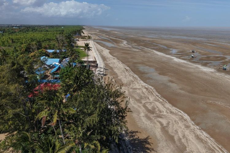 Abrasi di Merauke Kian Parah, Garis Pantai Lampu Satu Bergeser hingga 100 Meter dalam Beberapa Tahun Terakhir
