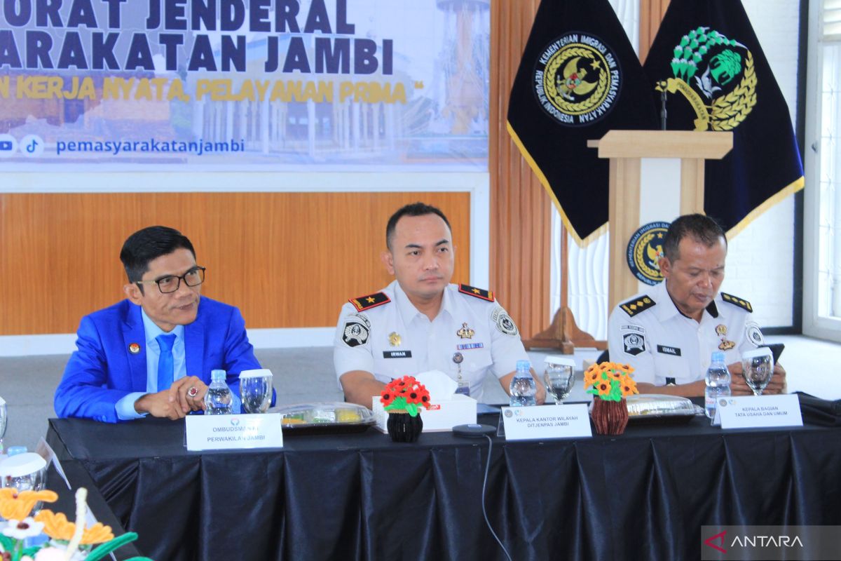 Kanwil Ditjenpas Jambi dan Ombudsman Gelar Diskusi Penguatan Pelayanan Publik, Kepala Kantor Soroti Kepercayaan Masyarakat
