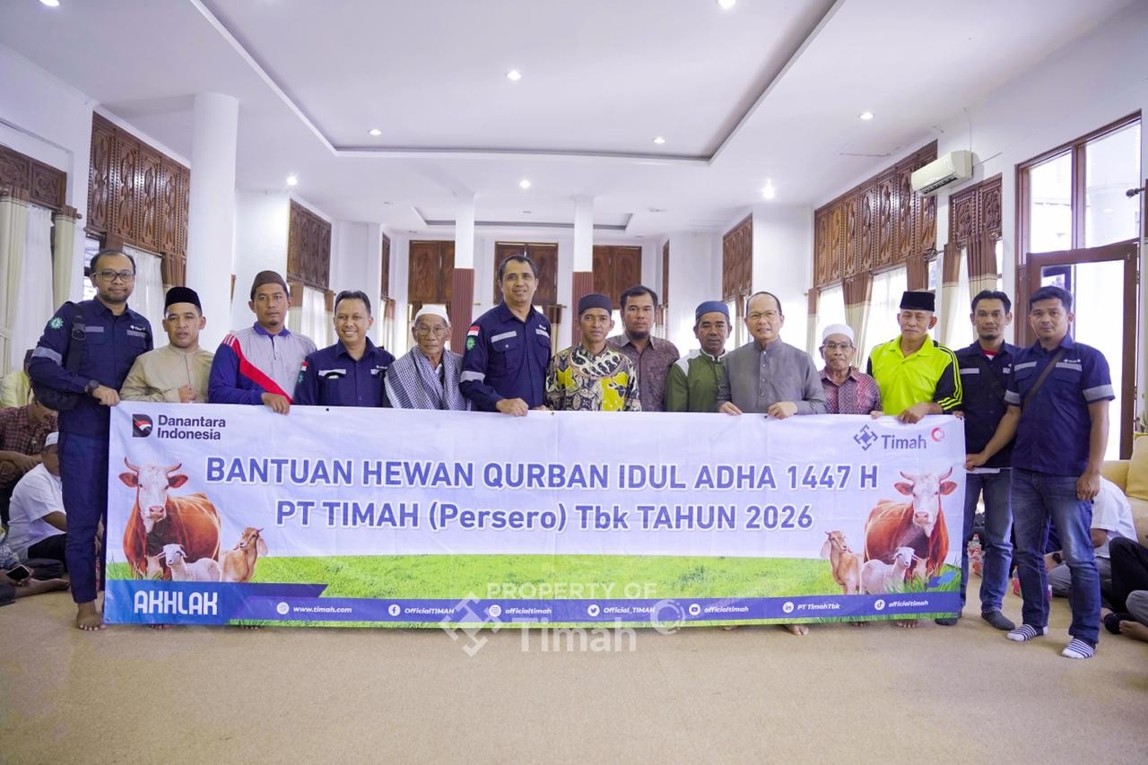 20 Masjid di Bangka Tengah Terima Hewan Kurban dari PT TIMAH, Bupati Apresiasi Konsistensi Perusahaan