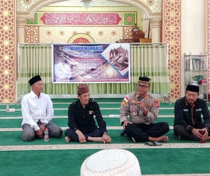 Kapolsek Simpang Kiri Minta Calon Kades di Subulussalam Kendalikan Fanatisme Pendukung Jelang Pilkades Serentak 1 September 2026