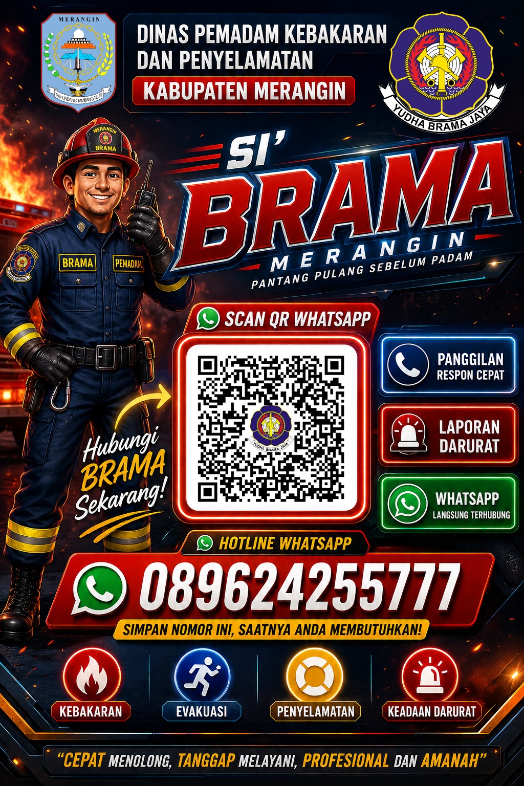 Damkar Merangin Luncurkan 