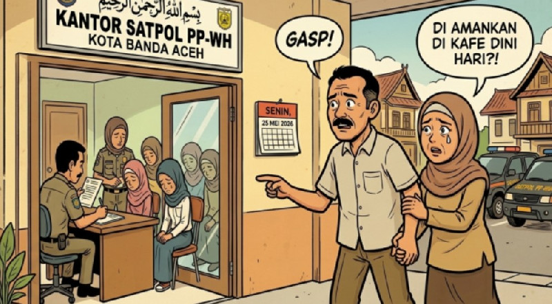Orang Tua di Banda Aceh Minta Satpol PP WH Hukum Berat Anaknya yang Sering Keluyuran hingga Dini Hari
