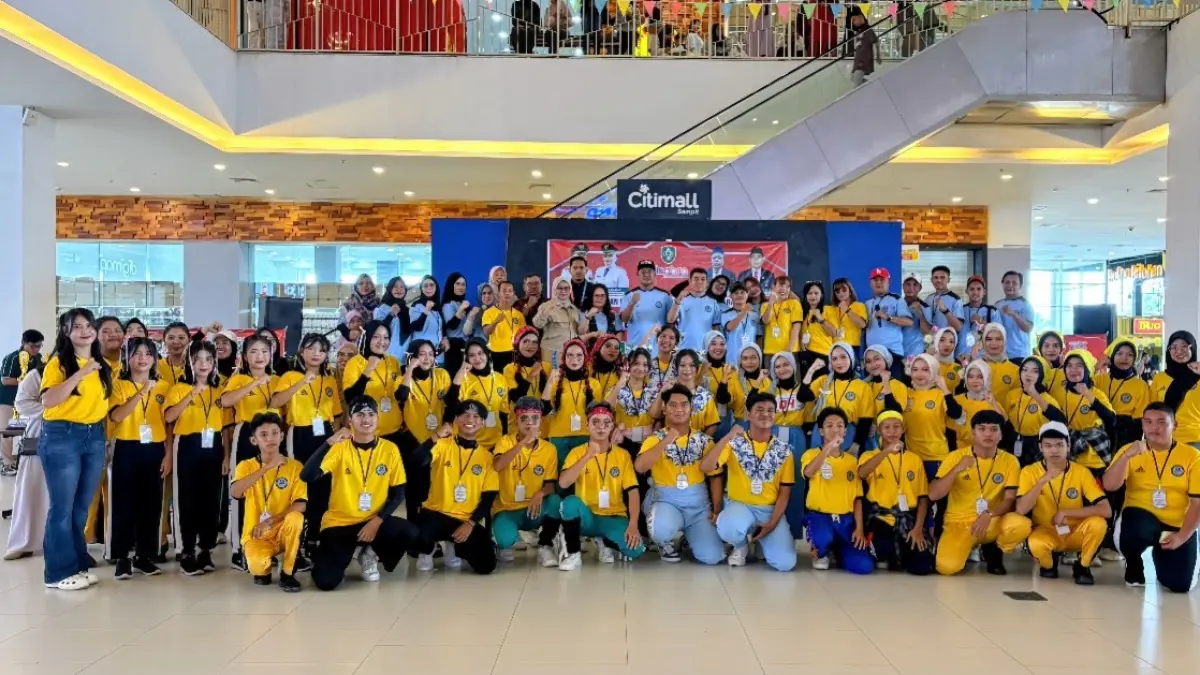 Dispora Kotim Gelar Lomba Senam dan Modern Dance di Citymall Sampit, Dorong Pelajar Hidup Sehat