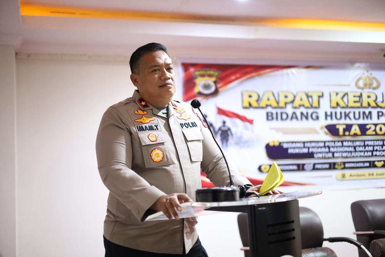 Wakapolda Maluku Minta Penyidik Tingkatkan Profesionalisme di Tengah Transformasi Hukum Nasional