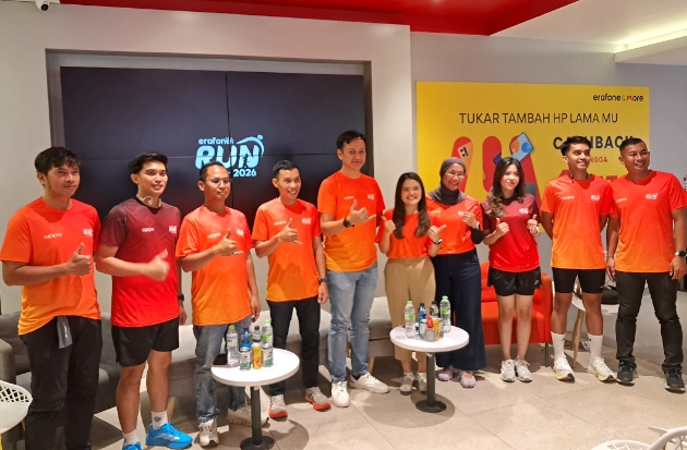Erafone Run 2026 Debut di Makassar, Target 3.000 Peserta Ramaikan Lapangan Karebosi pada 9 Agustus