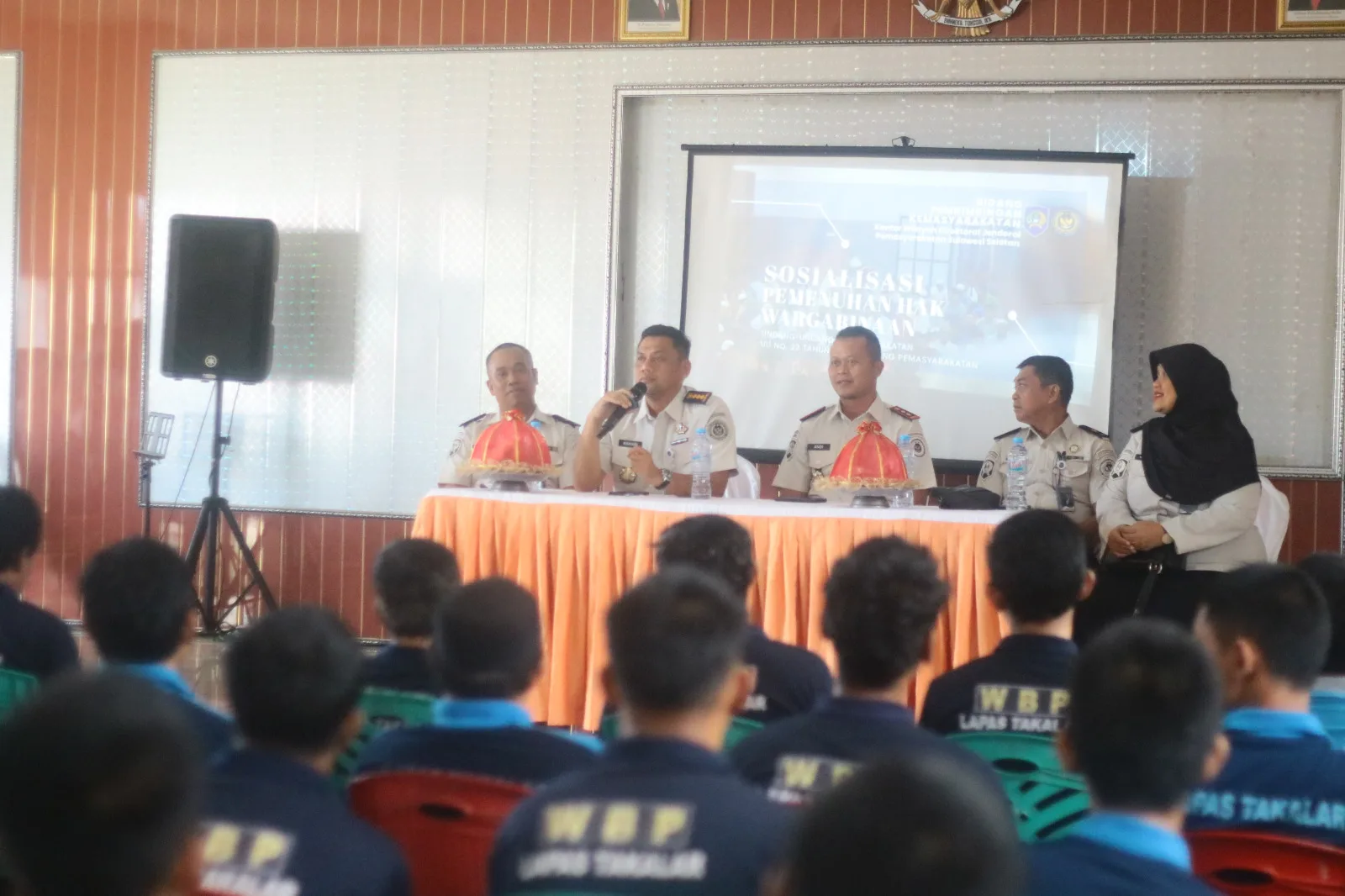 Lapas Takalar Gelar Sosialisasi UU Pemasyarakatan, 300 Warga Binaan Dapat Pemahaman Hak Baru