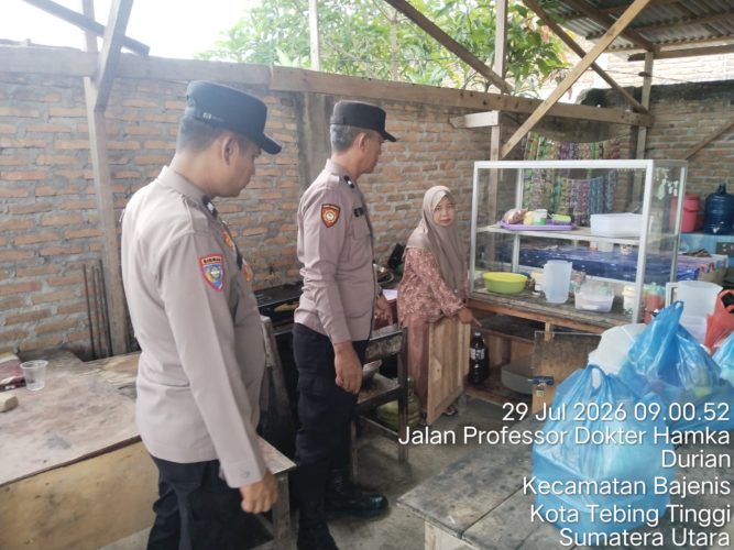 Bhabinkamtibmas Polsek Padang Hulu Cek TKP Dugaan Pencurian di Kantin Sekolah AR Rahman, Imbau Warga Tak Main Hakim Sendiri