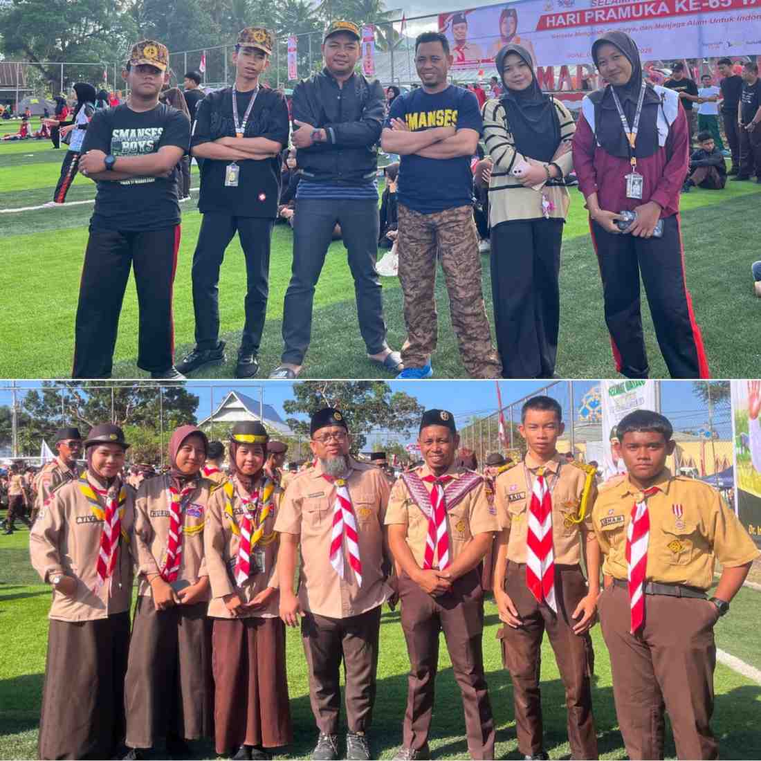 UPT SMAN 11 Maros Ikut Perkemahan Hari Pramuka ke-65 di Bone, Dihadiri Gubernur Sulsel dan Kadisdik