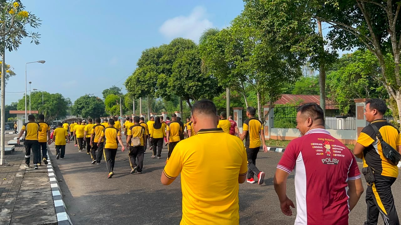 Polres Prabumulih Panggil 67 Personel Kelebihan Berat Badan Ikut Pembinaan Fisik, Ini Tujuannya