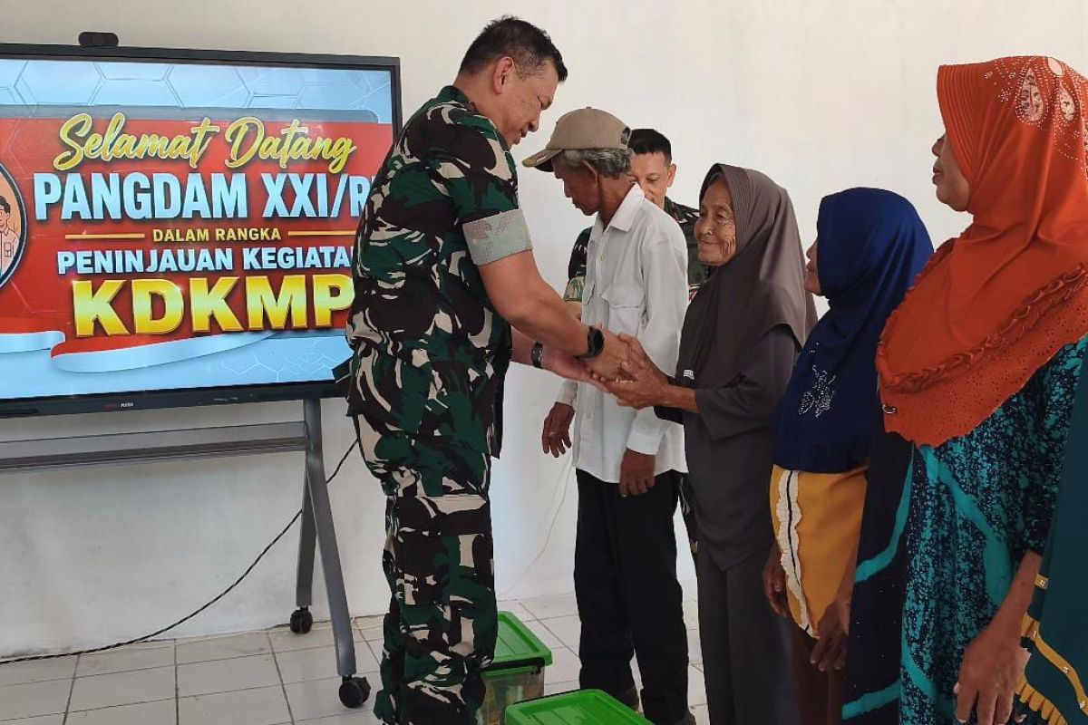 Pangdam XXI Kristomei Sianturi Jelaskan Tujuan Pembangunan KDKMP di Tanggamus ke Warga, Progres Capai 56 Persen