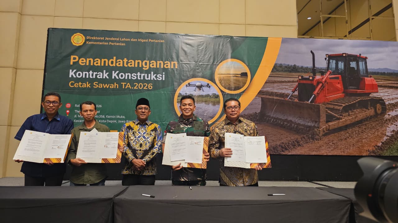 Pangdam Pattimura Teken Kontrak Cetak Sawah 1.454 Hektar di Maluku, Seram Bagian Timur Dapat Jatah Terbesar
