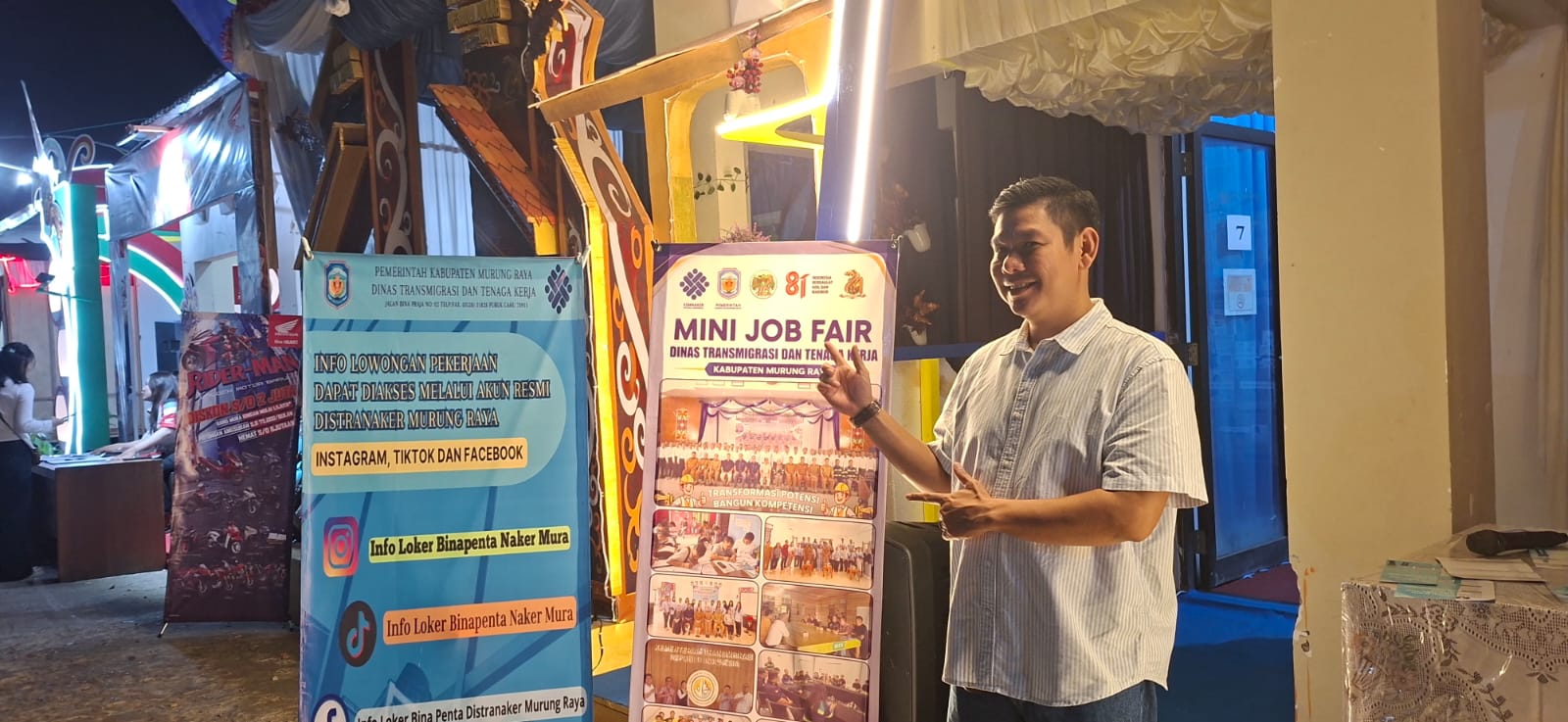 Distransnaker Murung Raya Buka Mini Job Fair di Arena Expo, Puluhan Lowongan Kerja untuk Warga Lokal