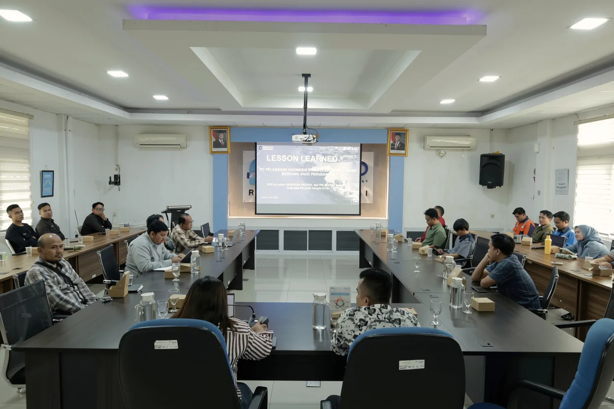 Pelindo Regional 2 Jambi Gelar Forum Safety Culture, 50 Pekerja dan Mitra Ikuti Evaluasi Mitigasi Risiko di Sungai Batanghari