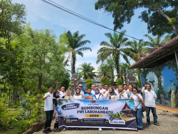 Family Gathering PWI Sumut di Jona Garden Langkat, Keluarga Besar PWI Labuhanbatu Antusias Perkuat Silaturahmi
