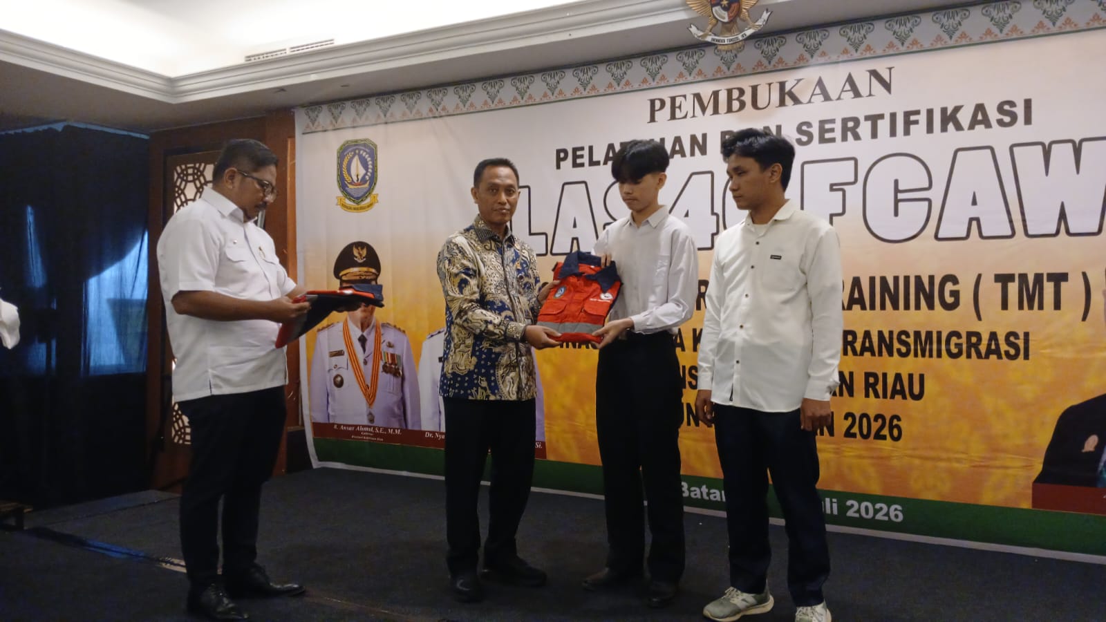 Anggota DPRD Kepri Aman Fasilitasi Pelatihan Las 4G FCAW di Batam, 30 Pemuda Target Sertifikasi Industri