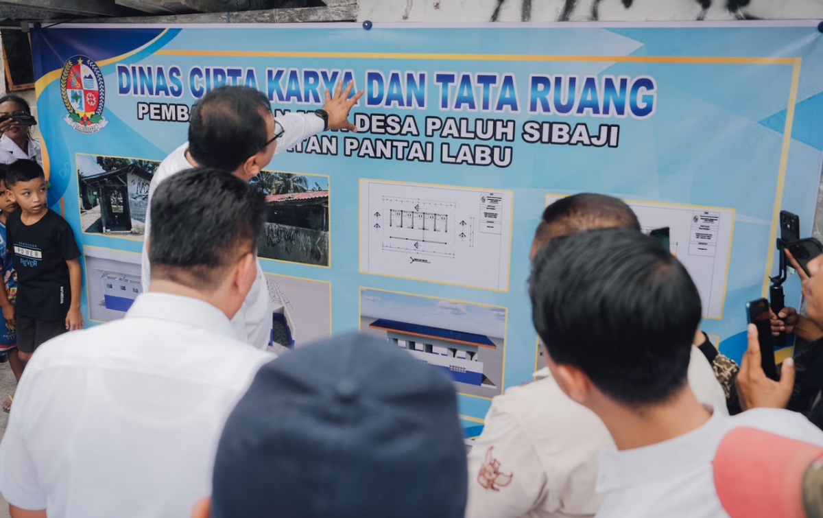 Bupati Deli Serdang Resmikan Revitalisasi Perumahan Nelayan Asri, 10 Unit Rumah Direhab dan Jalan Lingkungan Dibangun