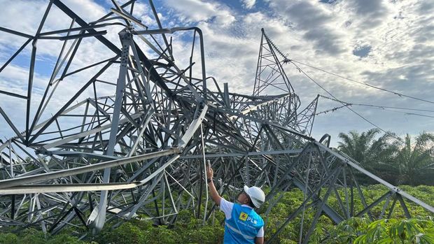 Listrik Padam Massal di Sumatera Utara, PLN Sebut Tiga Tower Transmisi Roboh dan Bengkok