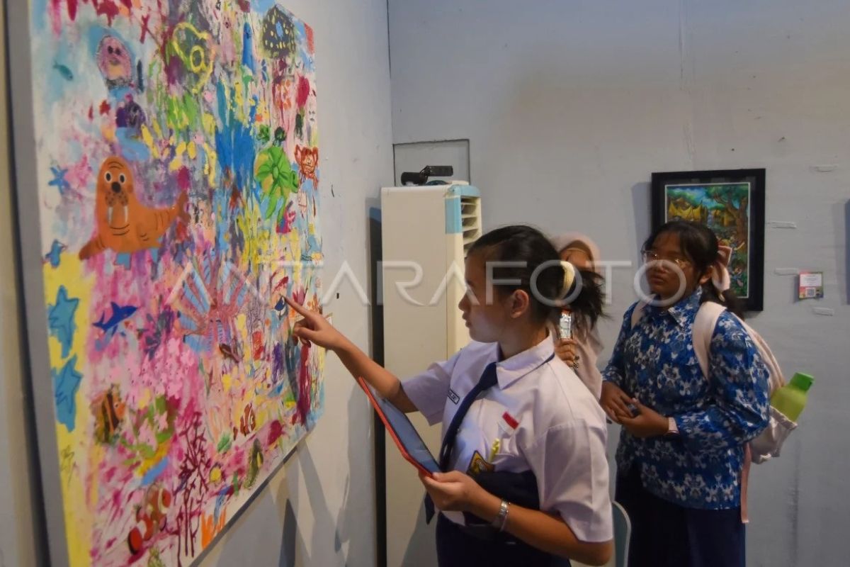50 Anak di Padang Pamerkan Karya Seni Rupa di Saba Fest 3, Taman Budaya Sumbar Usung Tema Bertumbuh dengan Bahagia