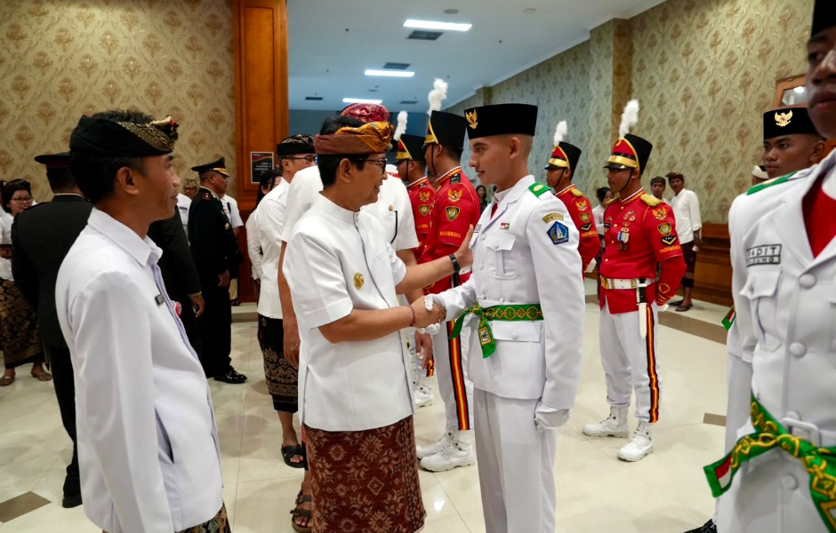 Paskibraka Badung 2026 Resmi Dikukuhkan, 77 Anggota Terima Dana Motivasi Rp 10 Juta untuk Bertugas di HUT RI