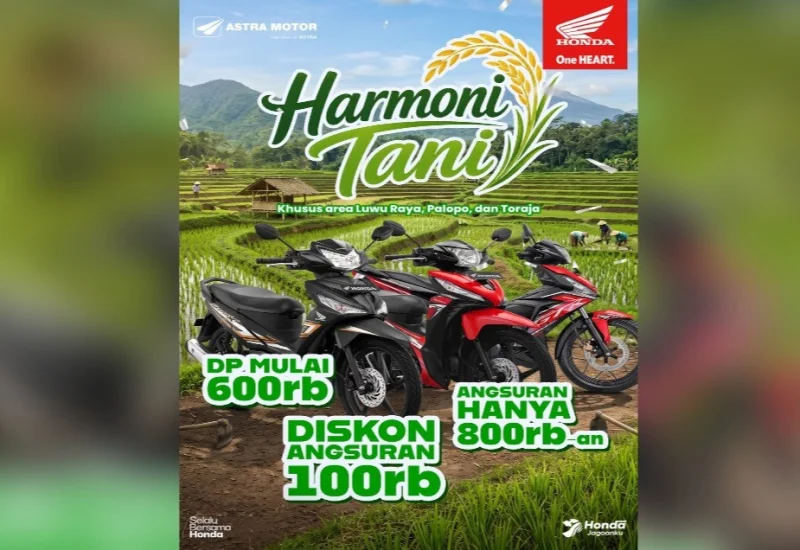 Asmo Sulsel Bawa Promo DP Rp 600 Ribu dan Pameran Motor Honda ke Palopo, Luwu Raya, hingga Toraja