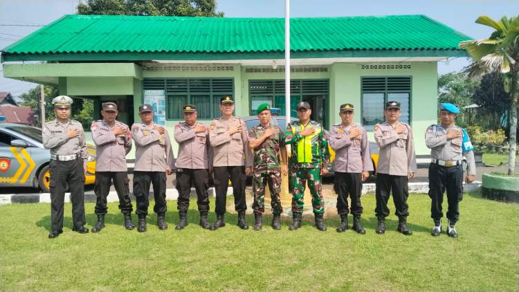Polsek Teluk Segara dan Muara Bangkahulu Sambangi Koramil, Perkuat Sinergi TNI-Polri di Kota Bengkulu