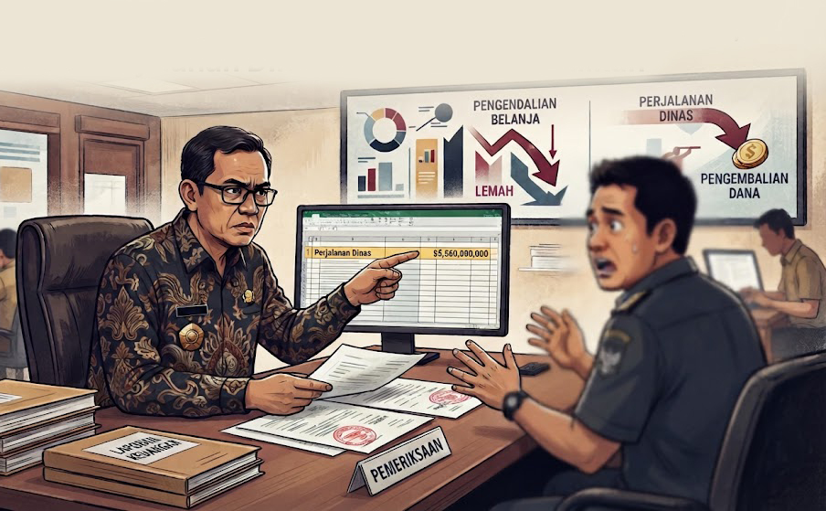 BPK Temukan Rp360 Juta Perjalanan Dinas Pemkab Seram Bagian Barat Bermasalah, Kelebihan Bayar Diminta Dikembalikan