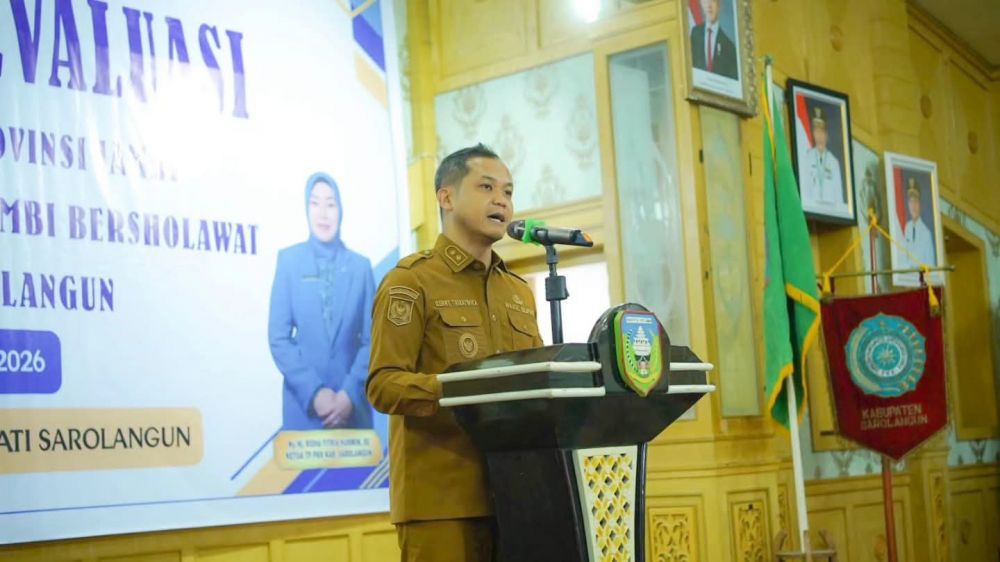 Wabup Sarolangun Gerry Trisatwika Dukung Gerakan Jambi Bersholawat, Targetkan Nilai Keagamaan Menguat Hingga ke Desa