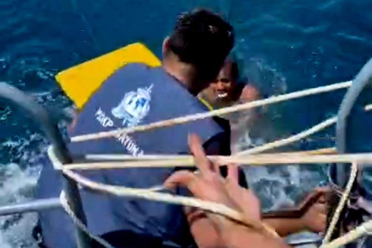 SAR Gabungan Natuna Temukan Nakhoda KM Ocean Three Selamat Setelah Terapung Dua Hari di Laut, Dua ABK Masih Hilang