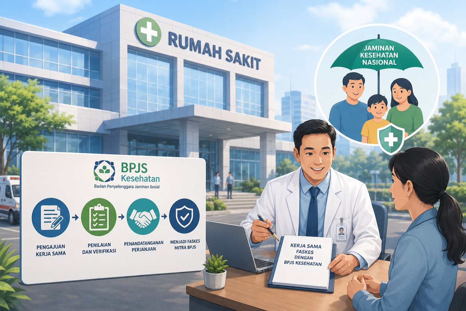 Bukan Langsung Terima Pasien BPJS, Ini 5 Tahapan yang Harus Dilalui Rumah Sakit Sebelum Jadi Mitra JKN