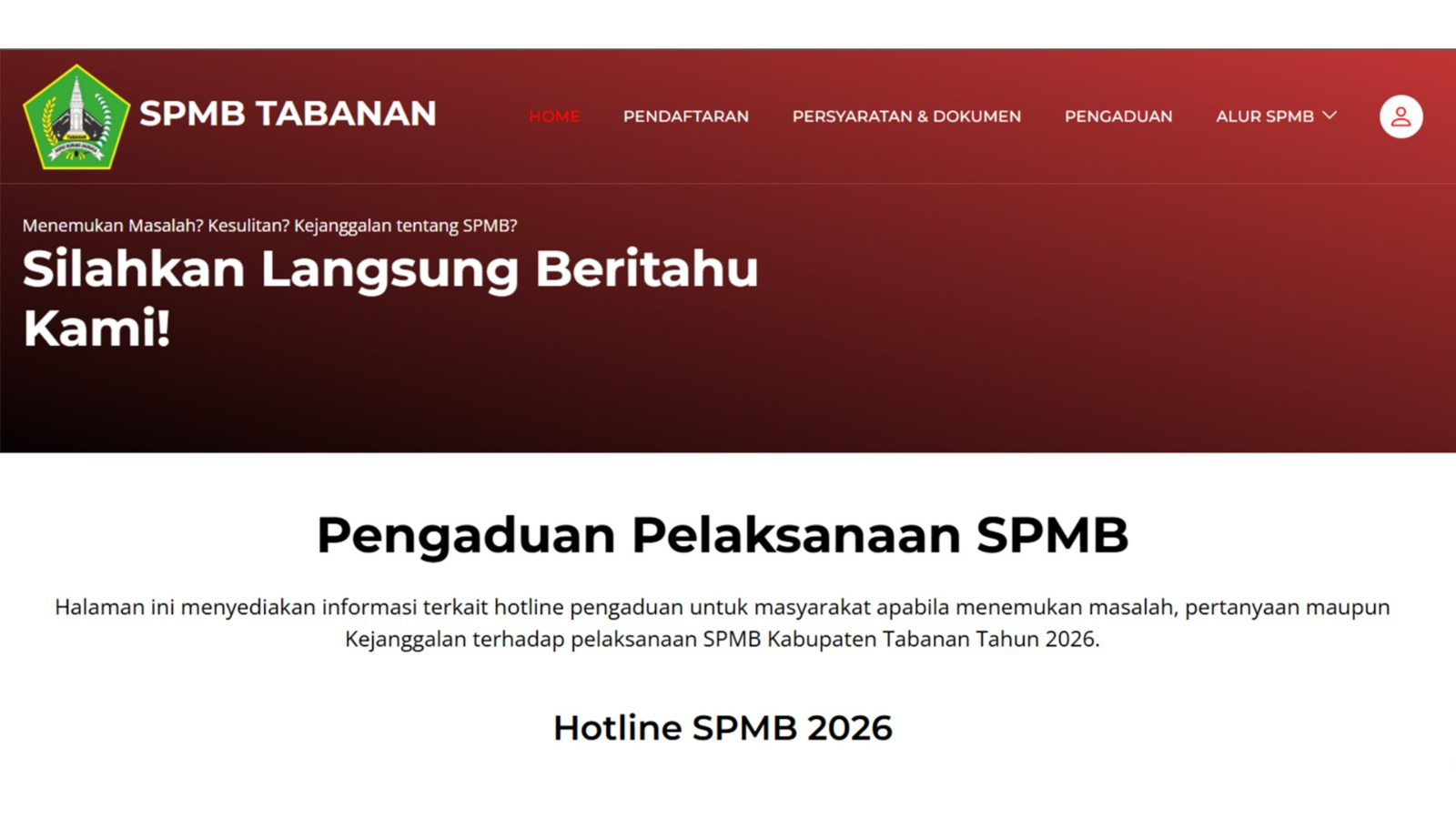 Disdik Tabanan Buka Kanal Pengaduan Khusus SPMB 2026, Wali Murid Bisa Laporkan Kecurangan