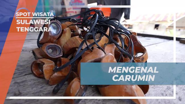 Nelayan di Sulawesi Tenggara Gunakan Carumin, Kacamata Tradisional dari Kayu untuk Spearfishing