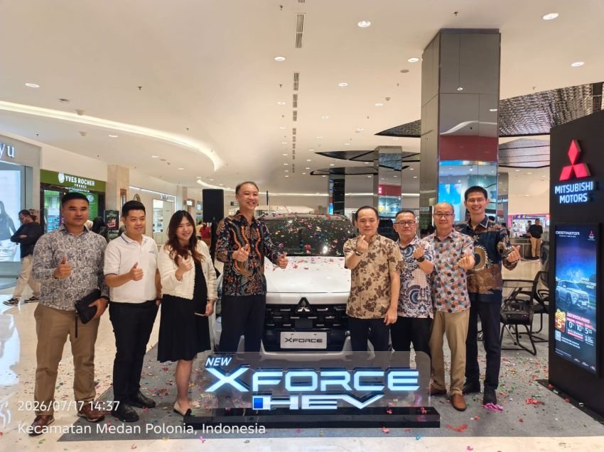 Mitsubishi Resmi Luncurkan New Xforce HEV di Medan, Tiga Varian Siap Manjakan Pengendara Urban
