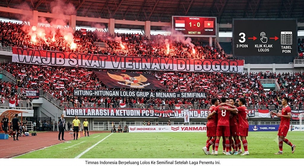 3 Kunci Timnas Indonesia Lolos ke Semifinal Piala AFF 2026, Wajib Kalahkan Vietnam di Stadion Pakansari Bogor